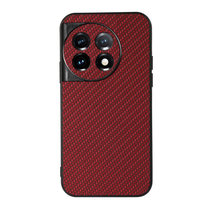 Accurate Hole Carbon Fiber Texture PU Phone Case, For OnePlus 11 5G, For OnePlus Ace 2 / 11R, For Samsung Galaxy A24