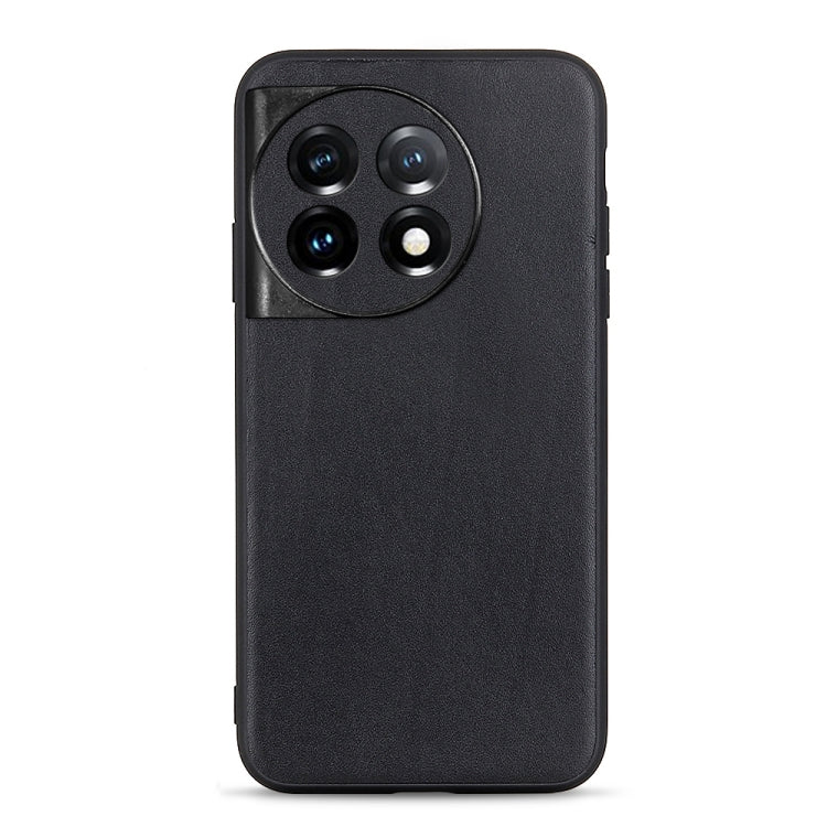 Lambskin Texture Genuine Leather Phone Case, For OnePlus 11 5G, For OnePlus Ace 2 / 11R, For Samsung Galaxy A24