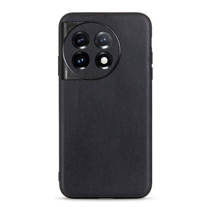 Lambskin Texture Genuine Leather Phone Case, For OnePlus 11 5G, For OnePlus Ace 2 / 11R, For Samsung Galaxy A24
