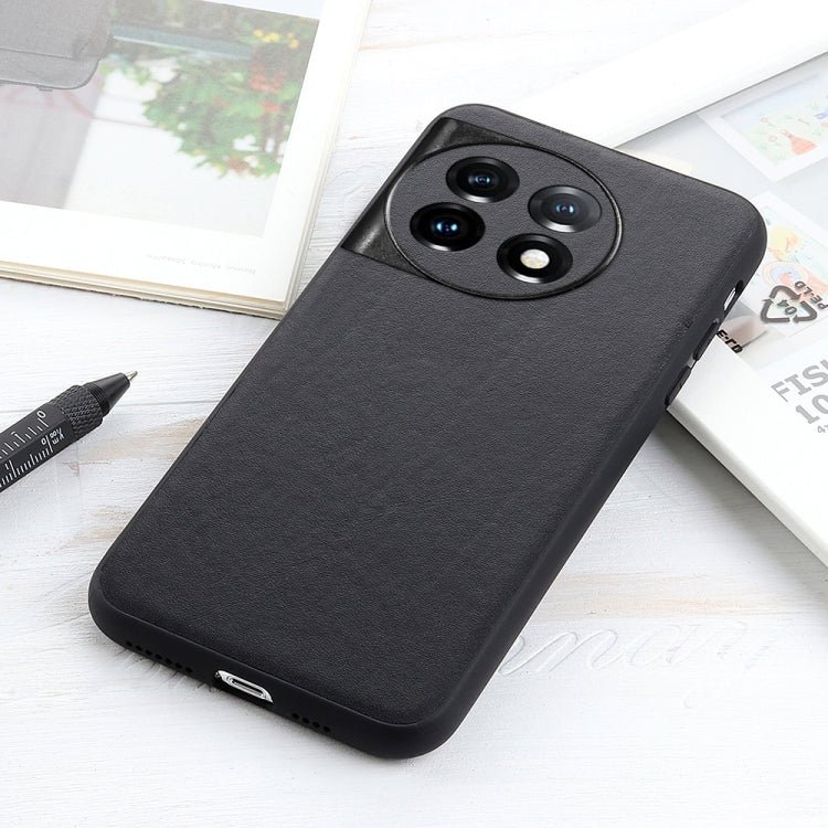 Lambskin Texture Genuine Leather Phone Case, For OnePlus 11 5G, For OnePlus Ace 2 / 11R, For Samsung Galaxy A24