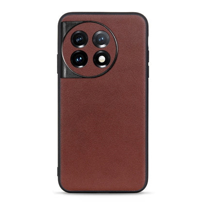 Lambskin Texture Genuine Leather Phone Case, For OnePlus 11 5G, For OnePlus Ace 2 / 11R, For Samsung Galaxy A24