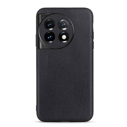 Lambskin Texture Genuine Leather Phone Case, For OnePlus 11 5G, For OnePlus Ace 2 / 11R, For Samsung Galaxy A24