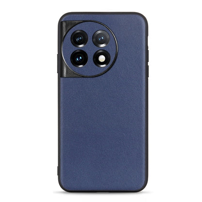 Lambskin Texture Genuine Leather Phone Case, For OnePlus 11 5G, For OnePlus Ace 2 / 11R, For Samsung Galaxy A24