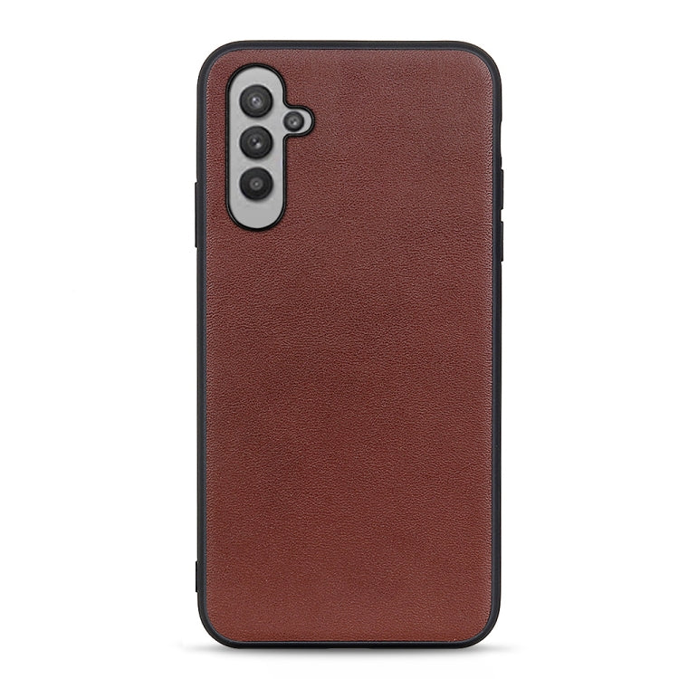 Lambskin Texture Genuine Leather Phone Case, For OnePlus 11 5G, For OnePlus Ace 2 / 11R, For Samsung Galaxy A24