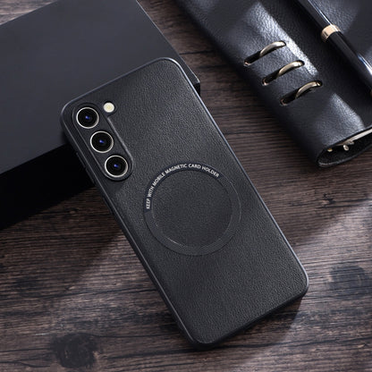 Cloth Texture PU MagSafe Magnetic Phone Case, For Samsung Galaxy S23 5G, For Samsung Galaxy S23+ 5G, For Samsung Galaxy S23 Ultra 5G, For Honor Magic5 Pro, For Xiaomi 13, For OnePlus 11, For OnePlus Ace 2