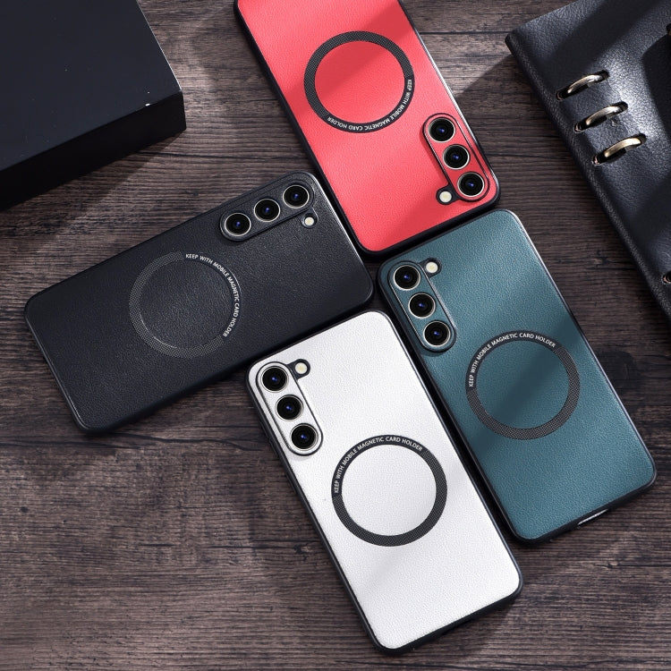 Cloth Texture PU MagSafe Magnetic Phone Case, For Samsung Galaxy S23 5G, For Samsung Galaxy S23+ 5G, For Samsung Galaxy S23 Ultra 5G, For Honor Magic5 Pro, For Xiaomi 13, For OnePlus 11, For OnePlus Ace 2