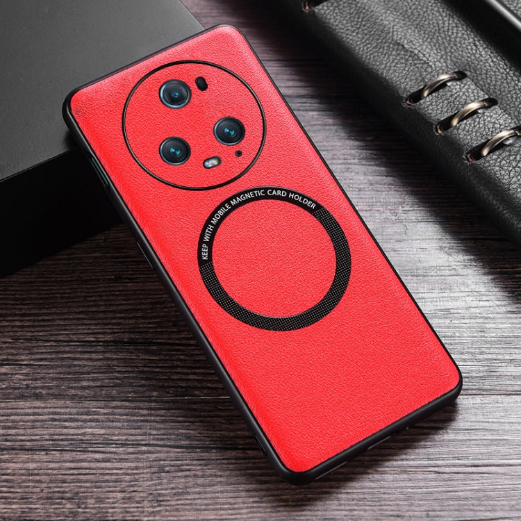 Cloth Texture PU MagSafe Magnetic Phone Case, For Samsung Galaxy S23 5G, For Samsung Galaxy S23+ 5G, For Samsung Galaxy S23 Ultra 5G, For Honor Magic5 Pro, For Xiaomi 13, For OnePlus 11, For OnePlus Ace 2