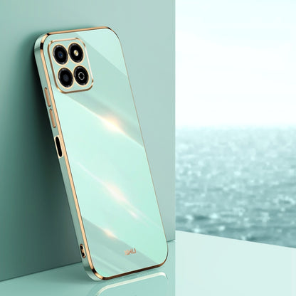 XINLI Straight Edge 6D Electroplate TPU Phone Case, For Honor X8a 2023, For Honor X9a 5G, For Huawei nova Y61