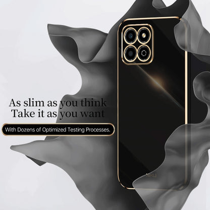 XINLI Straight Edge 6D Electroplate TPU Phone Case, For Honor X8a 2023, For Honor X9a 5G, For Huawei nova Y61