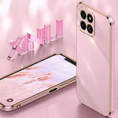 XINLI Straight Edge 6D Electroplate TPU Phone Case, For Honor X8a 2023, For Honor X9a 5G, For Huawei nova Y61