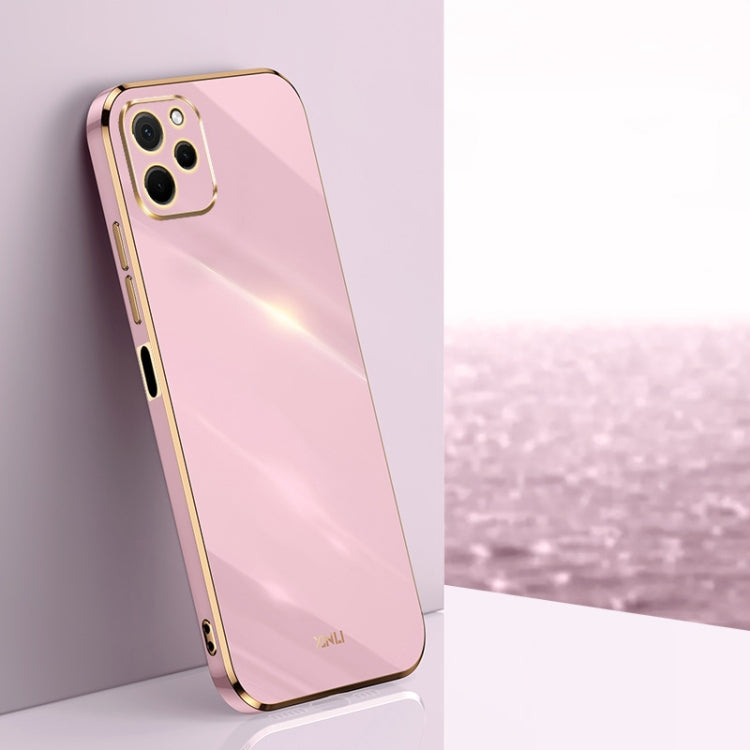 XINLI Straight Edge 6D Electroplate TPU Phone Case, For Honor X8a 2023, For Honor X9a 5G, For Huawei nova Y61