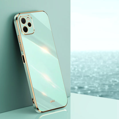 XINLI Straight Edge 6D Electroplate TPU Phone Case, For Honor X8a 2023, For Honor X9a 5G, For Huawei nova Y61
