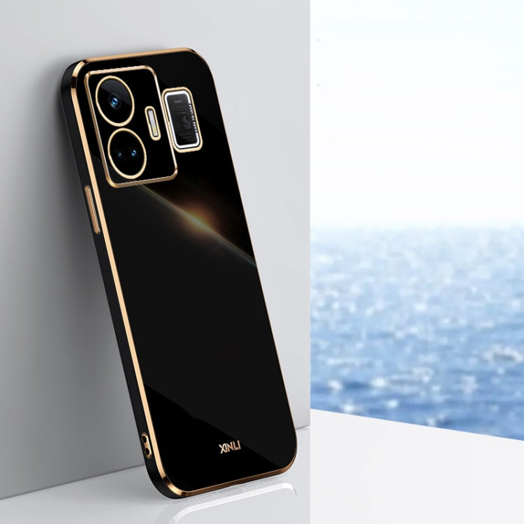 XINLI Straight Edge 6D Electroplate TPU Phone Case, For OnePlus 11, For OnePlus Ace 2, For Realme GT Neo 5