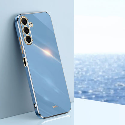 XINLI Straight Edge 6D Electroplate TPU Phone Case, For OPPO Reno8 T 5G, For vivo Y100, For Samsung Galaxy A24 4G