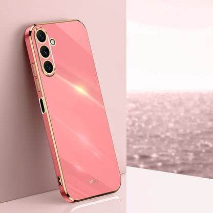 XINLI Straight Edge 6D Electroplate TPU Phone Case, For OPPO Reno8 T 5G, For vivo Y100, For Samsung Galaxy A24 4G