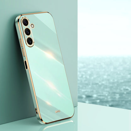 XINLI Straight Edge 6D Electroplate TPU Phone Case, For OPPO Reno8 T 5G, For vivo Y100, For Samsung Galaxy A24 4G