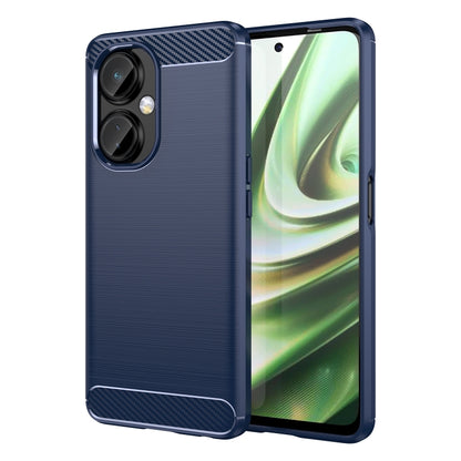 Brushed Texture Carbon Fiber TPU Phone Case, For OnePlus Nord CE 3, For OnePlus Ace 2V, For OnePlus 11R 5G