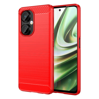 Brushed Texture Carbon Fiber TPU Phone Case, For OnePlus Nord CE 3, For OnePlus Ace 2V, For OnePlus 11R 5G