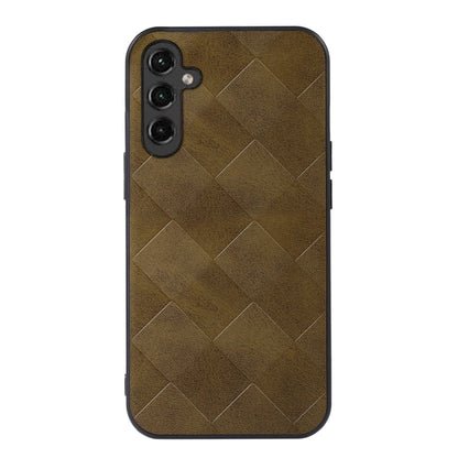 Weave Plaid PU Phone Case, For OnePlus 11, For OnePlus 11R/Ace 2, For Samsung Galaxy A24 4G