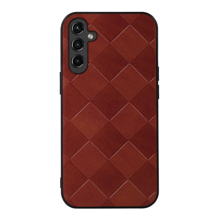 Weave Plaid PU Phone Case, For OnePlus 11, For OnePlus 11R/Ace 2, For Samsung Galaxy A24 4G