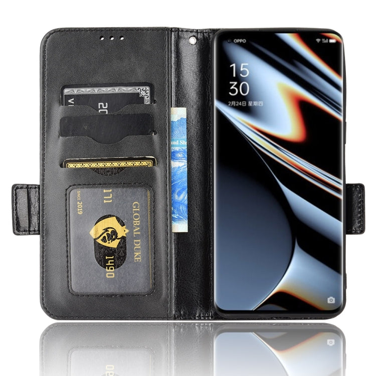 Symmetrical Triangle Leather Phone Case, For OPPO Find X5 Pro, For OPPO A17, For OPPO A55s 5G, For OPPO A57 5G / A77 5G