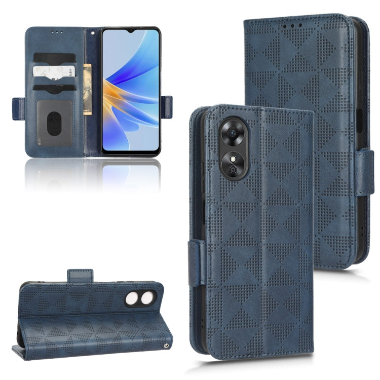 Symmetrical Triangle Leather Phone Case, For OPPO Find X5 Pro, For OPPO A17, For OPPO A55s 5G, For OPPO A57 5G / A77 5G