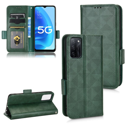Symmetrical Triangle Leather Phone Case, For OPPO Find X5 Pro, For OPPO A17, For OPPO A55s 5G, For OPPO A57 5G / A77 5G