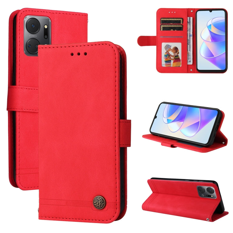 Skin Feel Life Tree Metal Button Leather Phone Case, For Samsung Galaxy A24 4G, For Honor X7a, For Honor X8a, For Honor X9a/X40 5G/Magic5 Lite