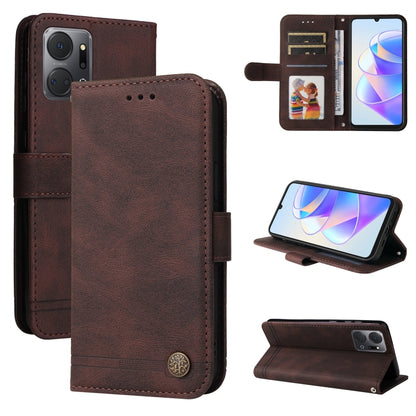 Skin Feel Life Tree Metal Button Leather Phone Case, For Samsung Galaxy A24 4G, For Honor X7a, For Honor X8a, For Honor X9a/X40 5G/Magic5 Lite