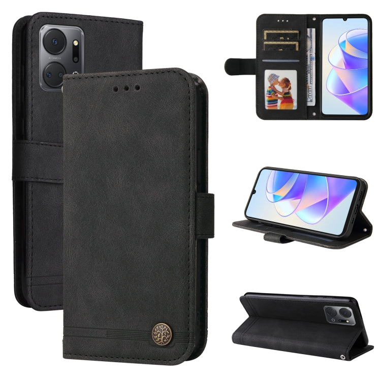 Skin Feel Life Tree Metal Button Leather Phone Case, For Samsung Galaxy A24 4G, For Honor X7a, For Honor X8a, For Honor X9a/X40 5G/Magic5 Lite