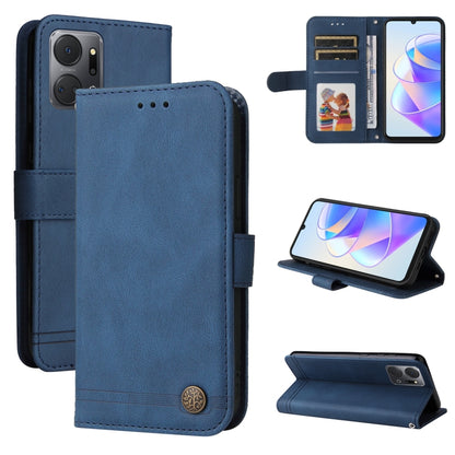 Skin Feel Life Tree Metal Button Leather Phone Case, For Samsung Galaxy A24 4G, For Honor X7a, For Honor X8a, For Honor X9a/X40 5G/Magic5 Lite