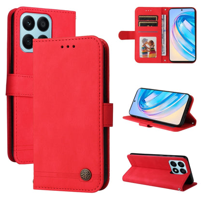 Skin Feel Life Tree Metal Button Leather Phone Case, For Samsung Galaxy A24 4G, For Honor X7a, For Honor X8a, For Honor X9a/X40 5G/Magic5 Lite