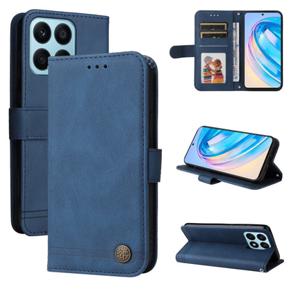 Skin Feel Life Tree Metal Button Leather Phone Case, For Samsung Galaxy A24 4G, For Honor X7a, For Honor X8a, For Honor X9a/X40 5G/Magic5 Lite