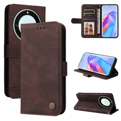 Skin Feel Life Tree Metal Button Leather Phone Case, For Samsung Galaxy A24 4G, For Honor X7a, For Honor X8a, For Honor X9a/X40 5G/Magic5 Lite
