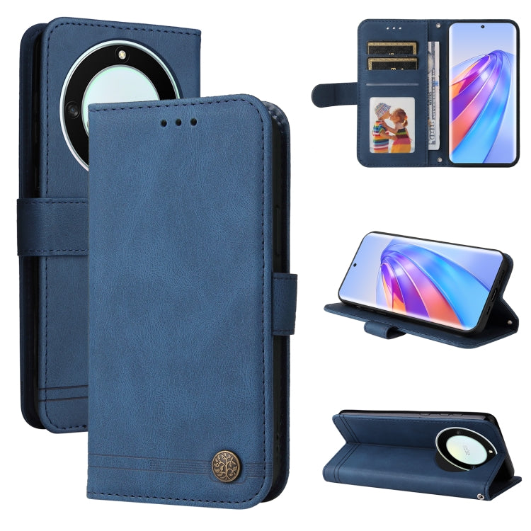 Skin Feel Life Tree Metal Button Leather Phone Case, For Samsung Galaxy A24 4G, For Honor X7a, For Honor X8a, For Honor X9a/X40 5G/Magic5 Lite