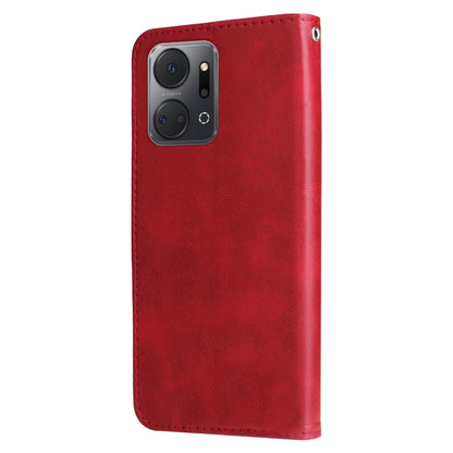 Calf Texture Zipper Leather Phone Case, For Honor X7a, For Honor X8a, For Honor X9a/X40 5G/Magic5 Lite, For OPPO Reno8 T 4G