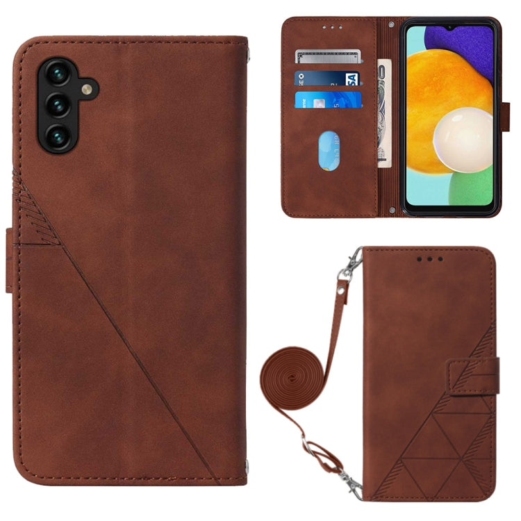 Crossbody 3D Embossed Flip Leather Phone Case, For Samsung Galaxy A34 5G, For Samsung Galaxy A54 5G, For Motorola Moto E13, For Motorola Moto Edge+ 2023