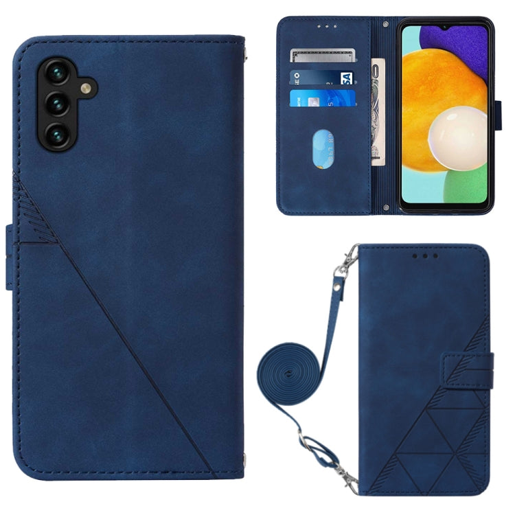 Crossbody 3D Embossed Flip Leather Phone Case, For Samsung Galaxy A34 5G, For Samsung Galaxy A54 5G, For Motorola Moto E13, For Motorola Moto Edge+ 2023