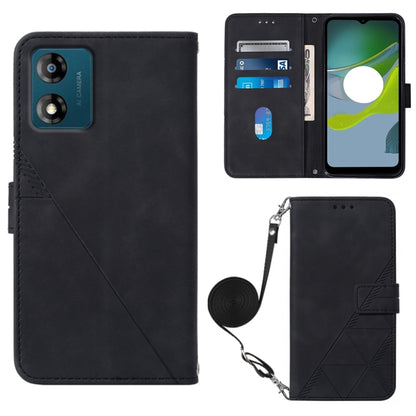 Crossbody 3D Embossed Flip Leather Phone Case, For Samsung Galaxy A34 5G, For Samsung Galaxy A54 5G, For Motorola Moto E13, For Motorola Moto Edge+ 2023