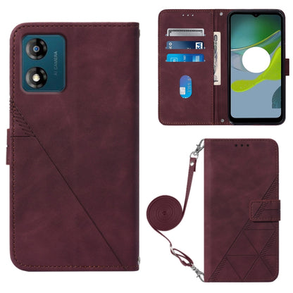 Crossbody 3D Embossed Flip Leather Phone Case, For Samsung Galaxy A34 5G, For Samsung Galaxy A54 5G, For Motorola Moto E13, For Motorola Moto Edge+ 2023