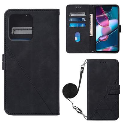 Crossbody 3D Embossed Flip Leather Phone Case, For Samsung Galaxy A34 5G, For Samsung Galaxy A54 5G, For Motorola Moto E13, For Motorola Moto Edge+ 2023