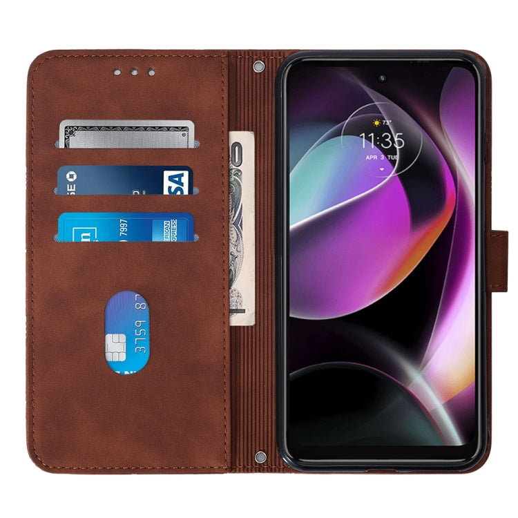 Crossbody 3D Embossed Flip Leather Phone Case, For Motorola Moto G 5G 2023, For Motorola Moto G53 / G23 / G13, For Motorola Moto G72, For Motorola Moto G73