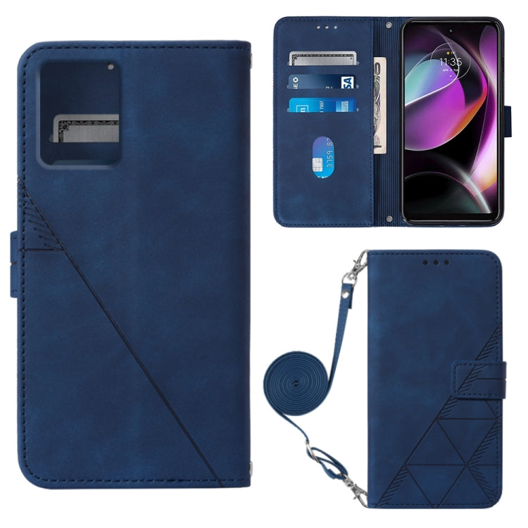 Crossbody 3D Embossed Flip Leather Phone Case, For Motorola Moto G 5G 2023, For Motorola Moto G53 / G23 / G13, For Motorola Moto G72, For Motorola Moto G73