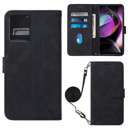 Crossbody 3D Embossed Flip Leather Phone Case, For Motorola Moto G 5G 2023, For Motorola Moto G53 / G23 / G13, For Motorola Moto G72, For Motorola Moto G73