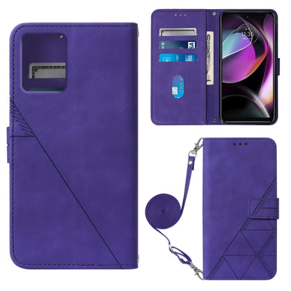 Crossbody 3D Embossed Flip Leather Phone Case, For Motorola Moto G 5G 2023, For Motorola Moto G53 / G23 / G13, For Motorola Moto G72, For Motorola Moto G73