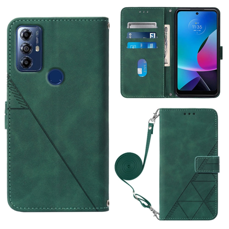 Crossbody 3D Embossed Flip Leather Phone Case, For Nokia C31, For Motorola Moto G Play 2023, For Nokia X30 5G, For OnePlus 11