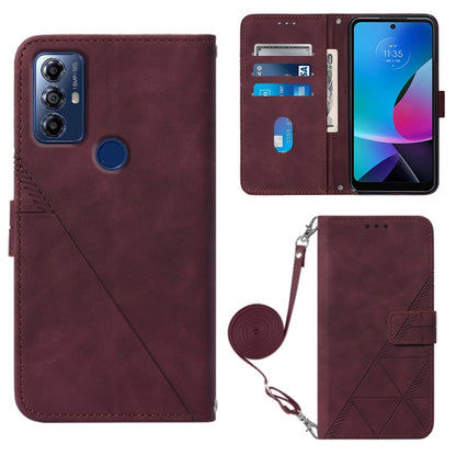 Crossbody 3D Embossed Flip Leather Phone Case, For Nokia C31, For Motorola Moto G Play 2023, For Nokia X30 5G, For OnePlus 11