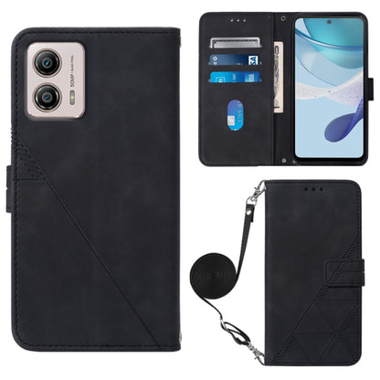 Crossbody 3D Embossed Flip Leather Phone Case, For Motorola Moto G 5G 2023, For Motorola Moto G53 / G23 / G13, For Motorola Moto G72, For Motorola Moto G73
