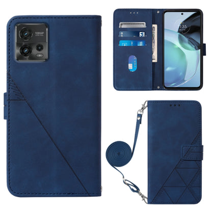 Crossbody 3D Embossed Flip Leather Phone Case, For Motorola Moto G 5G 2023, For Motorola Moto G53 / G23 / G13, For Motorola Moto G72, For Motorola Moto G73