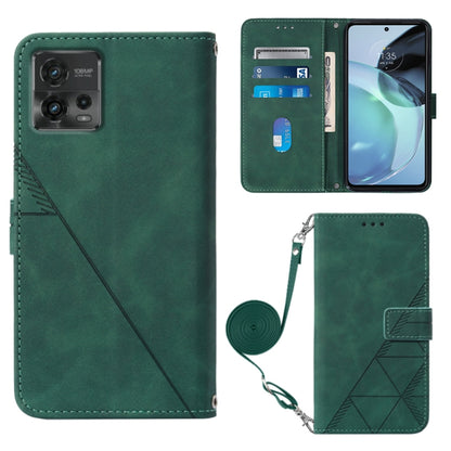 Crossbody 3D Embossed Flip Leather Phone Case, For Motorola Moto G 5G 2023, For Motorola Moto G53 / G23 / G13, For Motorola Moto G72, For Motorola Moto G73